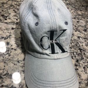 CK denim hat